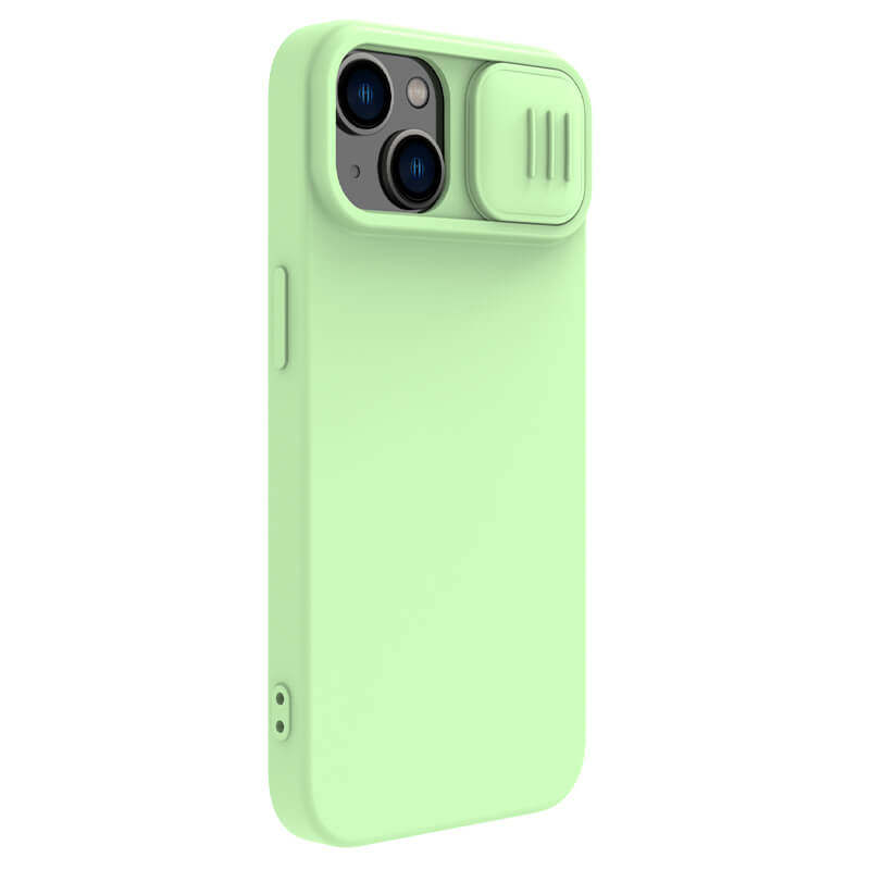 کاور گوشی اپل iPhone 14 نیلکین مدل CamShield Silky Silicone - Nillkin Camshield Silky Silicone Cover for iPhone 14