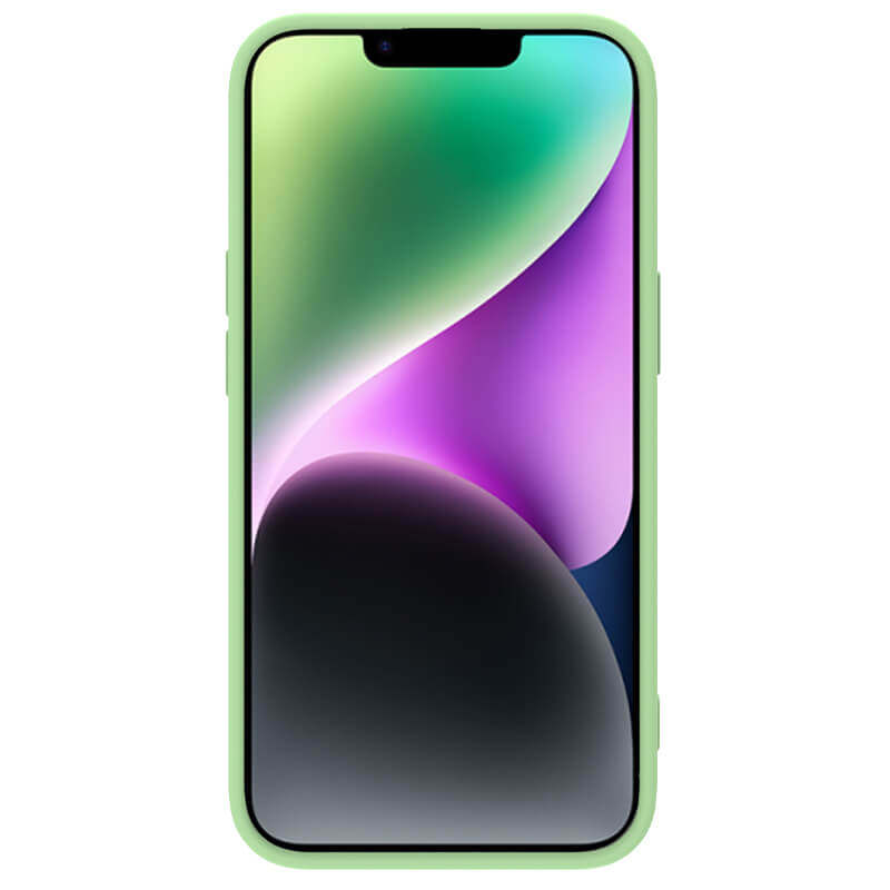 کاور گوشی اپل iPhone 14 نیلکین مدل CamShield Silky Silicone - Nillkin Camshield Silky Silicone Cover for iPhone 14