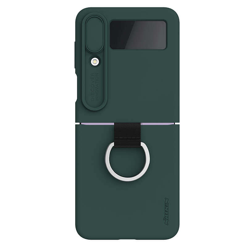 کاور گوشی سامسونگ گلکسی Z FLIP 4 نیلکین مدل Camshield Silky Silicone - Nillkin Camshield Silky Silicone Cover for Galaxy Z FLIP 4