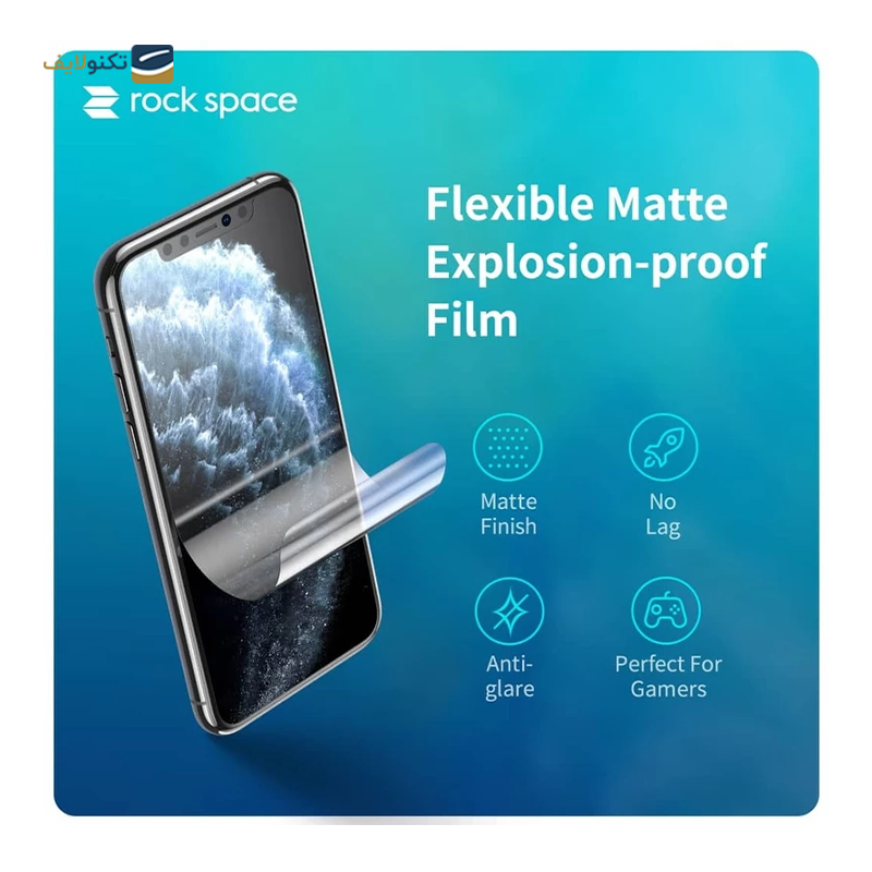 گلس مات گوشی ویوو V25 Pro راک اسپیس مدل MTT  - Rock Space MTT Screen Protector for Vivo V25 Pro