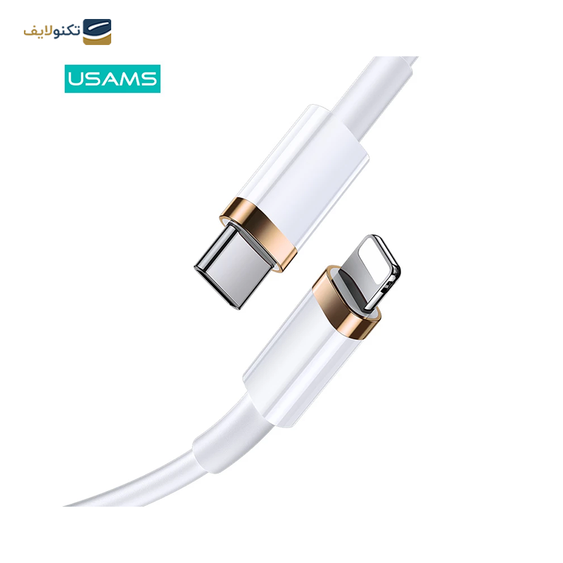 کابل تایپ سی به لایتنینگ یوسمز مدل US-SJ484 U63 طول 1.2 متر - Usams US-SJ484 U63 USB-C to Lightning Cable 1.2m