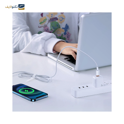 کابل تایپ سی به لایتنینگ یوسمز مدل US-SJ484 U63 طول 1.2 متر - Usams US-SJ484 U63 USB-C to Lightning Cable 1.2m