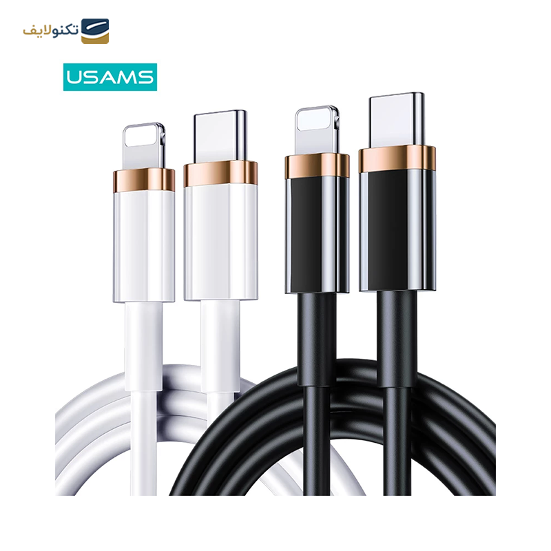 کابل تایپ سی به لایتنینگ یوسمز مدل US-SJ484 U63 طول 1.2 متر - Usams US-SJ484 U63 USB-C to Lightning Cable 1.2m