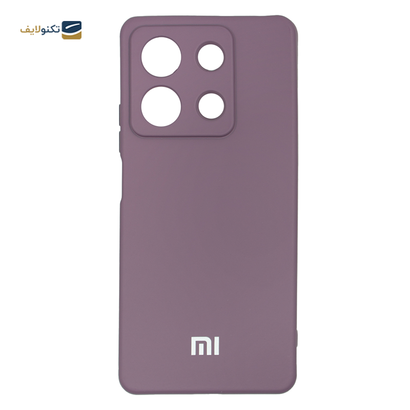 کاور گوشی شیائومی Redmi Note 13 5G مدل سیلیکونی محافظ لنزدار - Silicone Cover For Xiaomi Redmi Note 13 5G