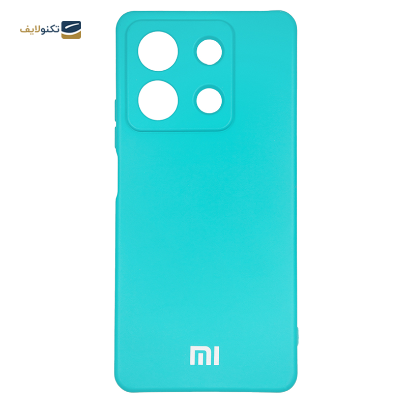 کاور گوشی شیائومی Redmi Note 13 5G مدل سیلیکونی محافظ لنزدار - Silicone Cover For Xiaomi Redmi Note 13 5G