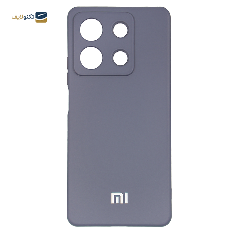 کاور گوشی شیائومی Redmi Note 13 5G مدل سیلیکونی محافظ لنزدار - Silicone Cover For Xiaomi Redmi Note 13 5G