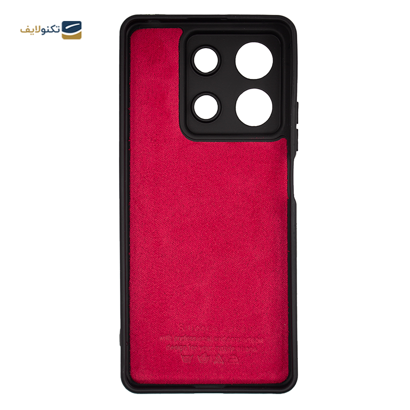 کاور گوشی شیائومی Redmi Note 13 5G مدل سیلیکونی محافظ لنزدار - Silicone Cover For Xiaomi Redmi Note 13 5G