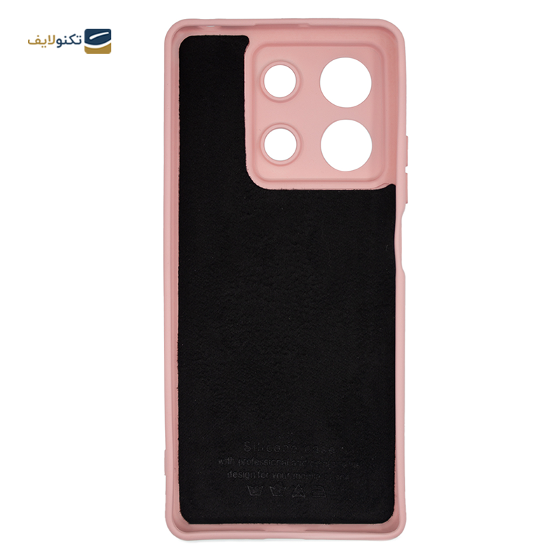 کاور گوشی شیائومی Redmi Note 13 5G مدل سیلیکونی محافظ لنزدار - Silicone Cover For Xiaomi Redmi Note 13 5G