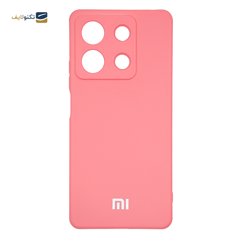 کاور گوشی شیائومی Redmi Note 13 5G مدل سیلیکونی محافظ لنزدار - Silicone Cover For Xiaomi Redmi Note 13 5G