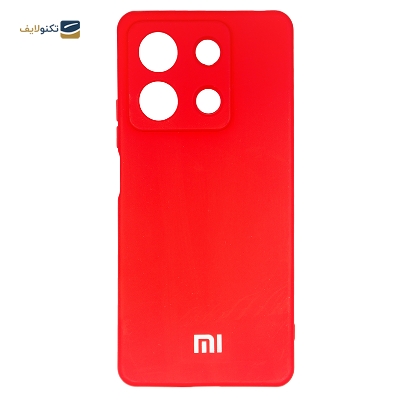 کاور گوشی شیائومی Redmi Note 13 5G مدل سیلیکونی محافظ لنزدار - Silicone Cover For Xiaomi Redmi Note 13 5G