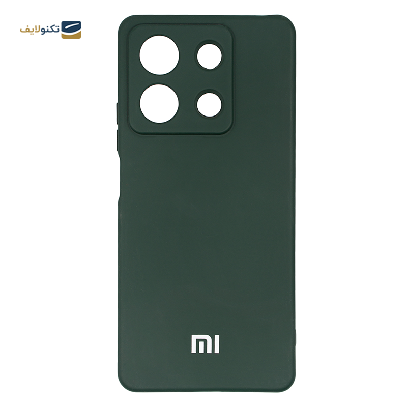 کاور گوشی شیائومی Redmi Note 13 5G مدل سیلیکونی محافظ لنزدار - Silicone Cover For Xiaomi Redmi Note 13 5G