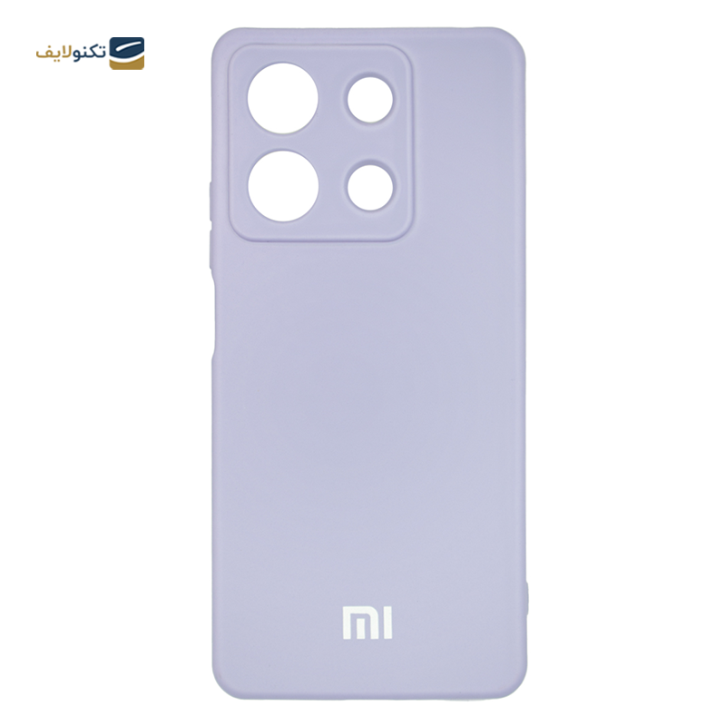 کاور گوشی شیائومی Redmi Note 13 5G مدل سیلیکونی محافظ لنزدار - Silicone Cover For Xiaomi Redmi Note 13 5G