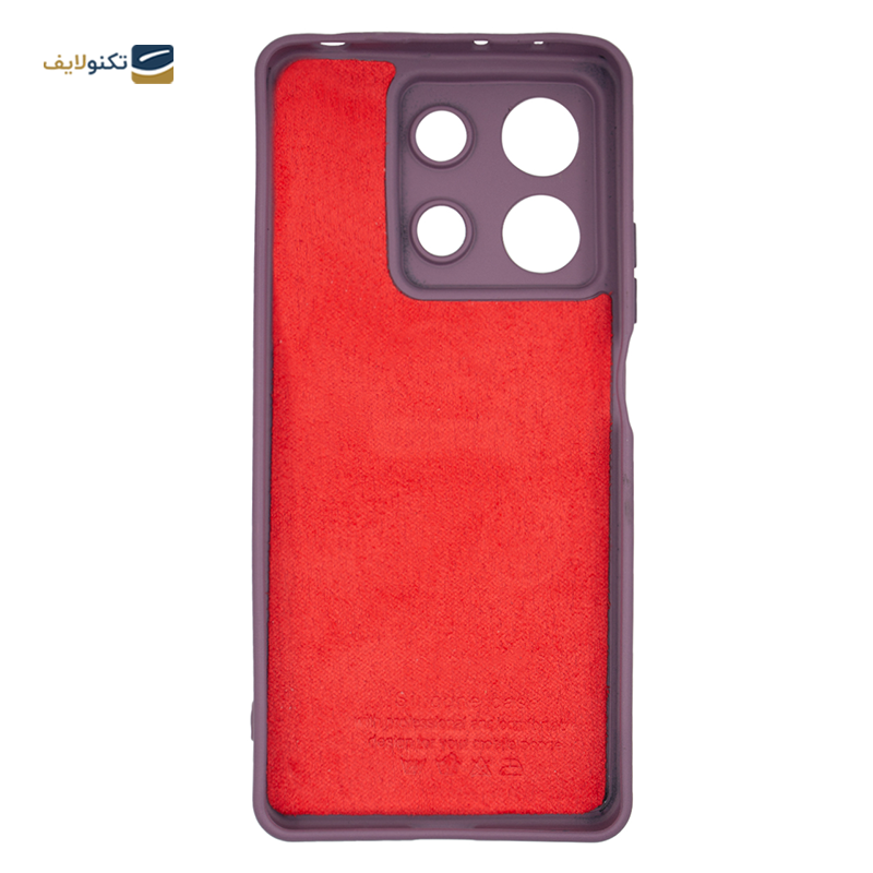 کاور گوشی شیائومی Redmi Note 13 5G مدل سیلیکونی محافظ لنزدار - Silicone Cover For Xiaomi Redmi Note 13 5G