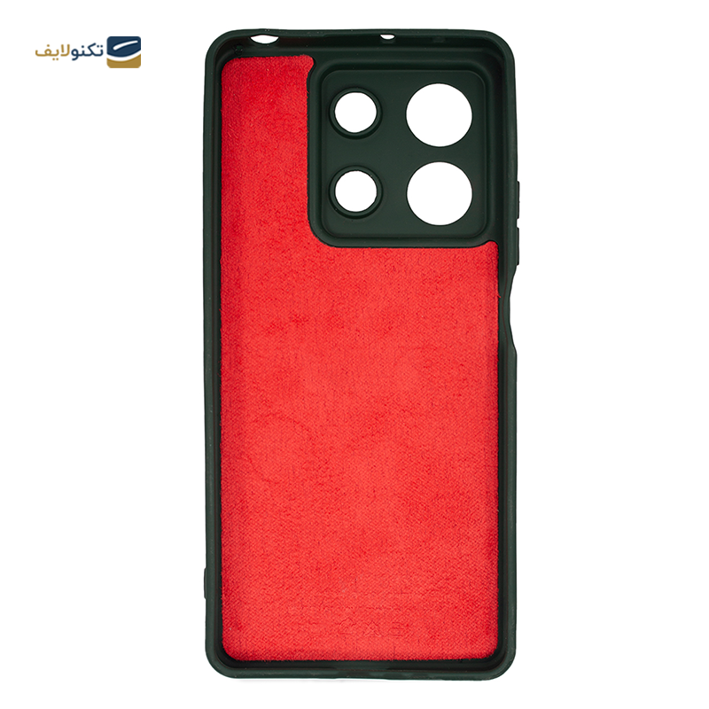 کاور گوشی شیائومی Redmi Note 13 5G مدل سیلیکونی محافظ لنزدار - Silicone Cover For Xiaomi Redmi Note 13 5G