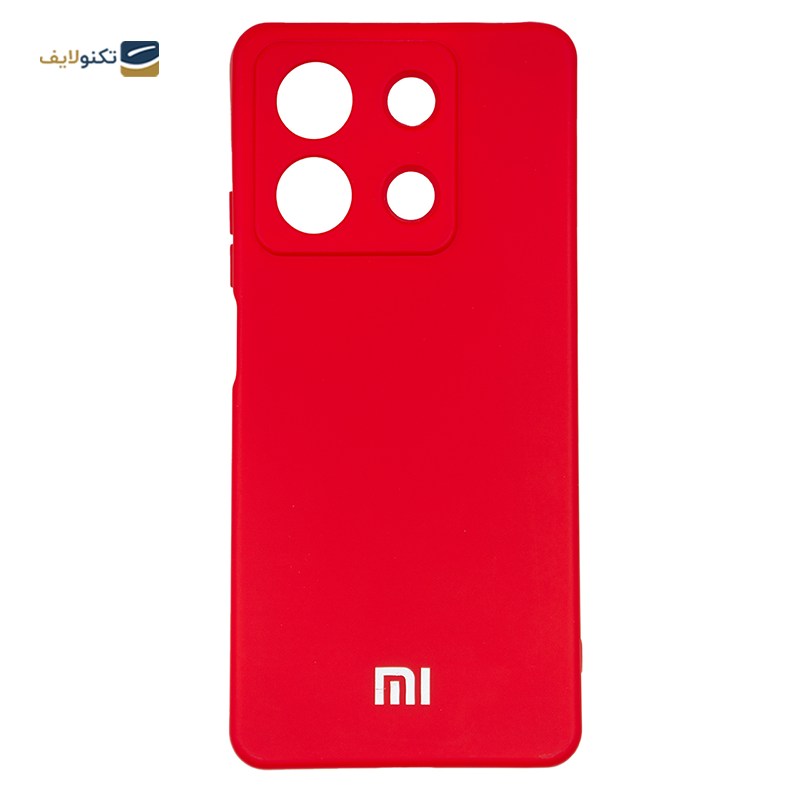 کاور گوشی شیائومی Redmi Note 13 5G مدل سیلیکونی محافظ لنزدار - Silicone Cover For Xiaomi Redmi Note 13 5G