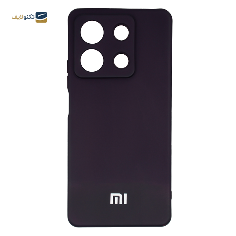 کاور گوشی شیائومی Redmi Note 13 5G مدل سیلیکونی محافظ لنزدار - Silicone Cover For Xiaomi Redmi Note 13 5G