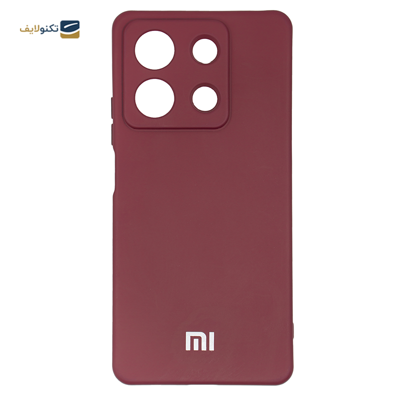 کاور گوشی شیائومی Redmi Note 13 Pro مدل سیلیکونی محافظ لنزدار - Silicone Cover For Xiaomi Redmi Note 13 Pro 5G