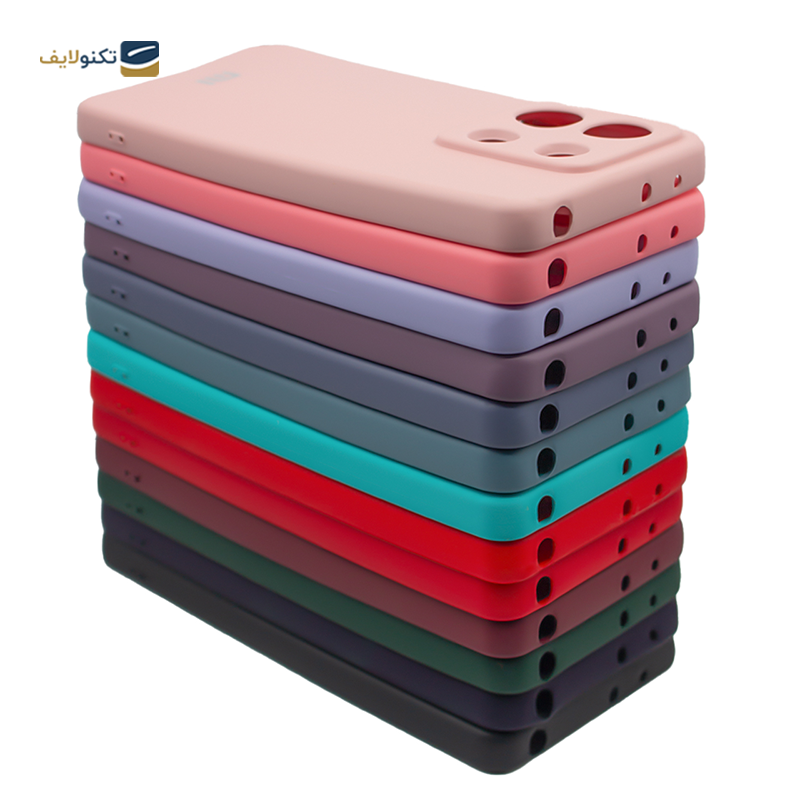 کاور گوشی شیائومی Redmi Note 13 Pro مدل سیلیکونی محافظ لنزدار - Silicone Cover For Xiaomi Redmi Note 13 Pro 5G