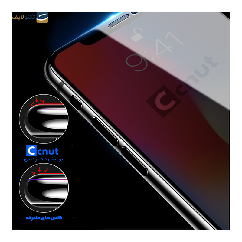 گلس گوشی آنر 8S کوکونات مدل UD Black  - Ccnut UD Black Screen Protector for HONOR 8S