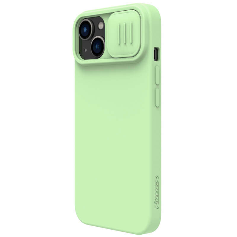 کاور گوشی اپل iPhone 13 نیلکین مدل CamShield Silky Silicone - Nillkin Camshield Silky Silicone Cover for iPhone 13