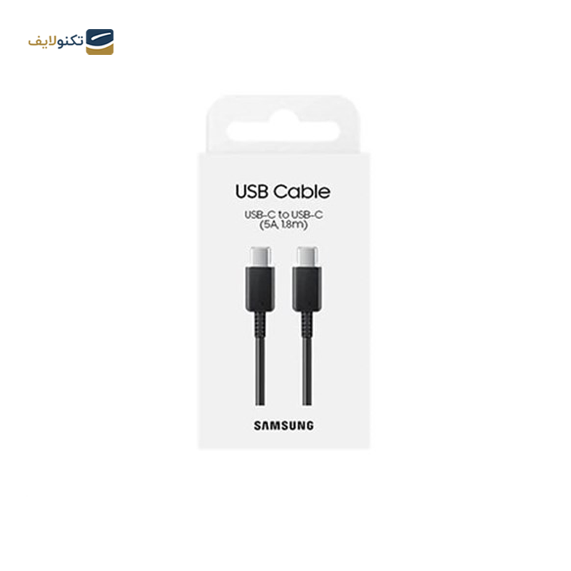 کابل دو سر تایپ سی سامسونگ مدل EP-DX510 طول 1.8 متر - Samsung EP-DX510 USB Type-C to Type-C Cable 1.8m