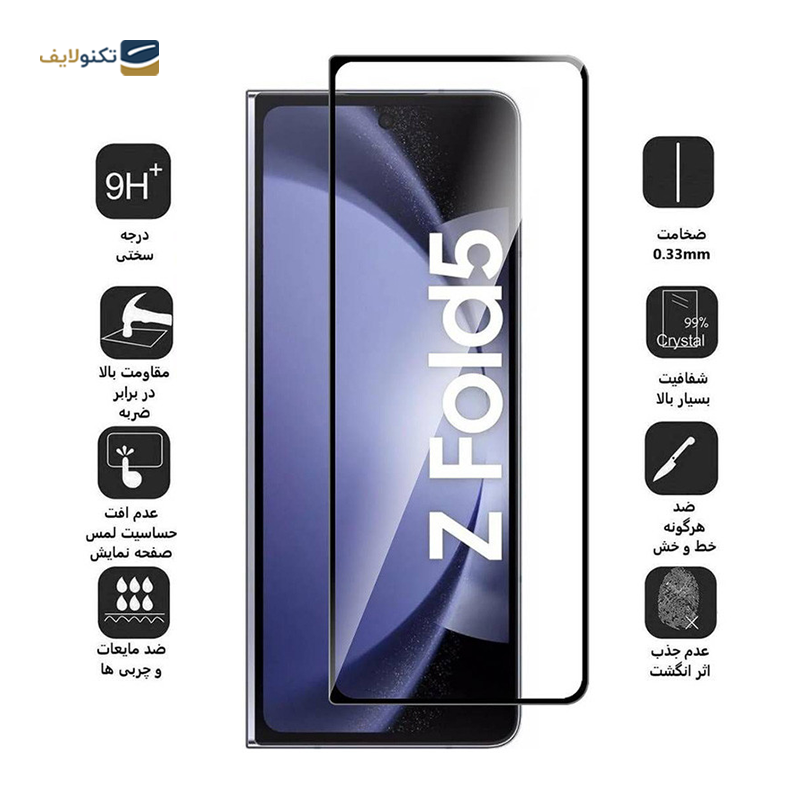 گلس گوشی سامسونگ Galaxy Z Fold 5 اپیکوی مدلSuper Power - Epicoy Samsung Galaxy Z Fold 5 Super Power Screen Protector