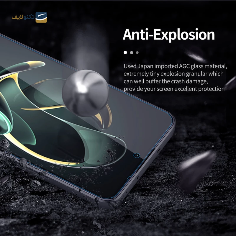 گلس گوشی شیائومی Redmi K60 Ultra - 13T - 13T Pro نیلکین مدل H Plus Pro - Nillkin H Plus Pro Screen Protector for Xiaomi Redmi K60 Ultra - 13T - 13T Pro