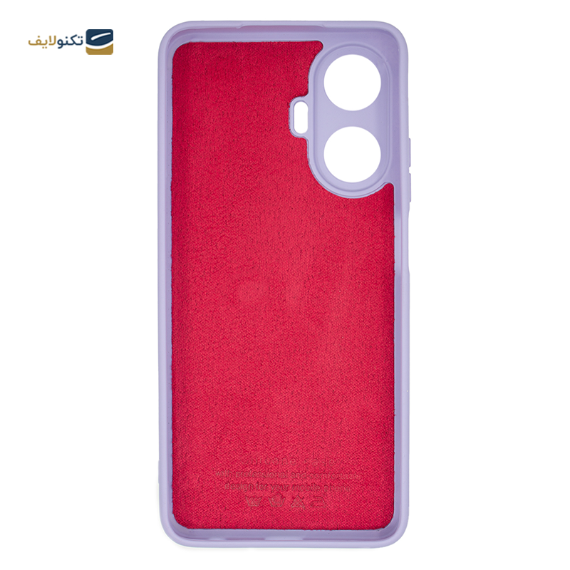 کاور گوشی ریلمی C55 مدل محافظ لنزدار سیلیکونی - Silicone lens protector Cover For Realme C55