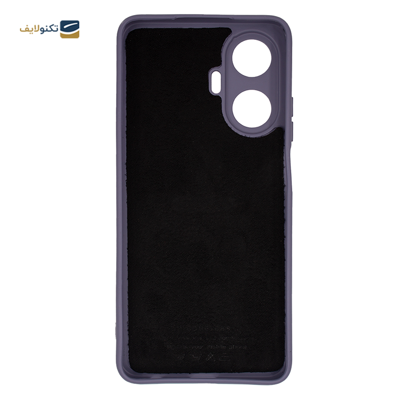 کاور گوشی ریلمی C55 مدل محافظ لنزدار سیلیکونی - Silicone lens protector Cover For Realme C55