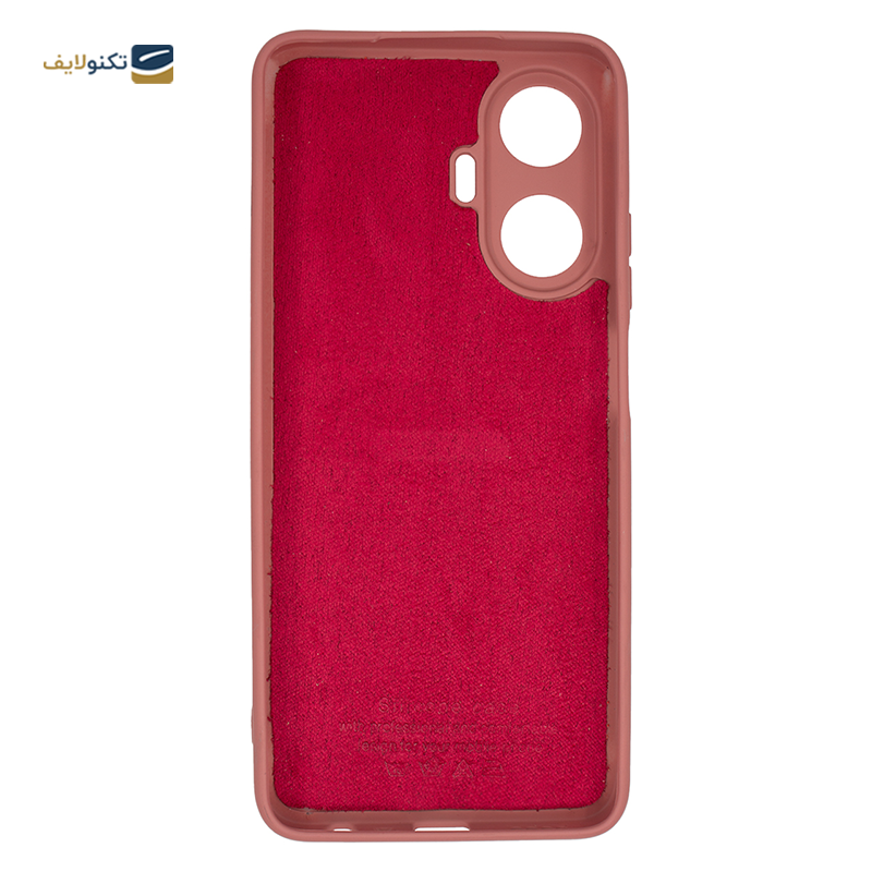 کاور گوشی ریلمی C55 مدل محافظ لنزدار سیلیکونی - Silicone lens protector Cover For Realme C55