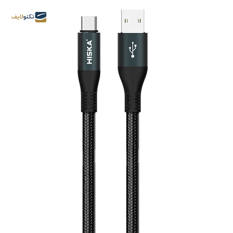 کابل تایپ سی هیسکا مدل LX-851AC طول 1.2 متر - Hiska LX-851AC USB to USB-C Cable 1.2m