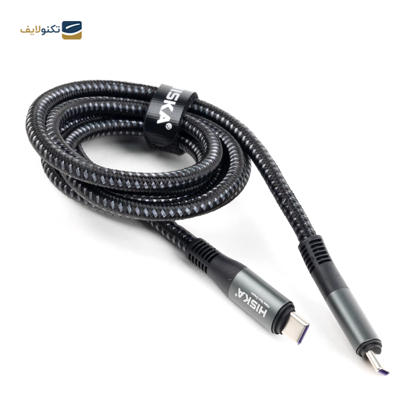 کابل تایپ سی هیسکا مدل LX-851CC طول 1.2 متر - Hiska LX-851CC USB to USB-C Cable 1.2m