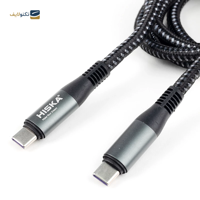 کابل تایپ سی هیسکا مدل LX-851CC طول 1.2 متر - Hiska LX-851CC USB to USB-C Cable 1.2m