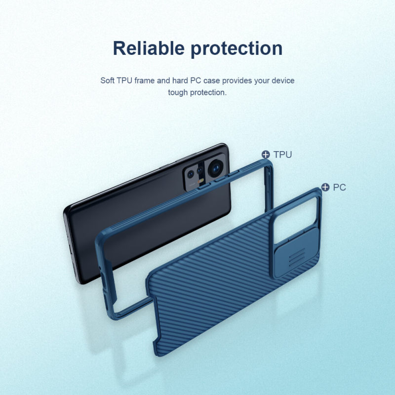 کاور گوشی شیائومی 12/12X نیلکین مدل CamShield Pro - Nillkin CamShield Pro Cover for Xiaomi 12/12X