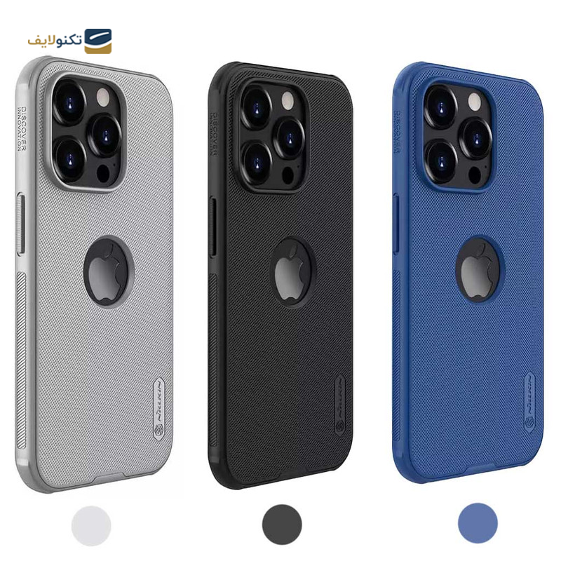 کاور گوشی اپل iPhone 15 Pro Max نیلکین مدل Frosted Shiled Pro LogoCut - Nillkin Frosted Shiled Pro LogoCut Case For Apple iPhone 15 Pro Max