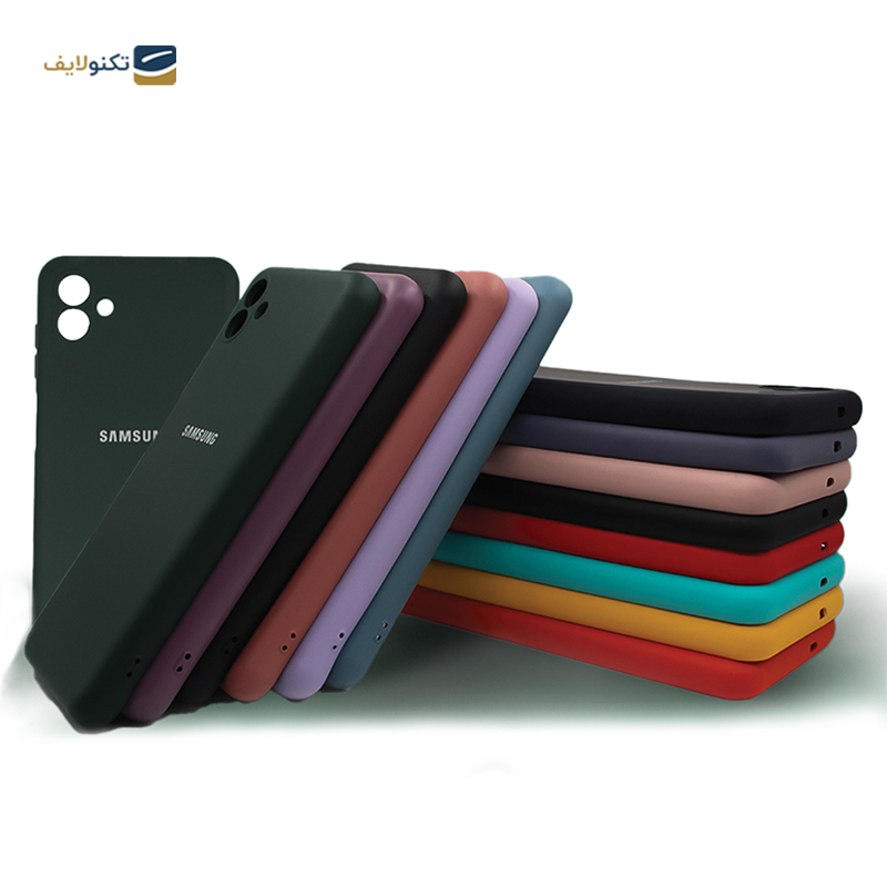 کاور گوشی سامسونگ Galaxy A05 مدل سیلیکونی محافظ لنزدار - Silicone Cover For Samsung Galaxy A05