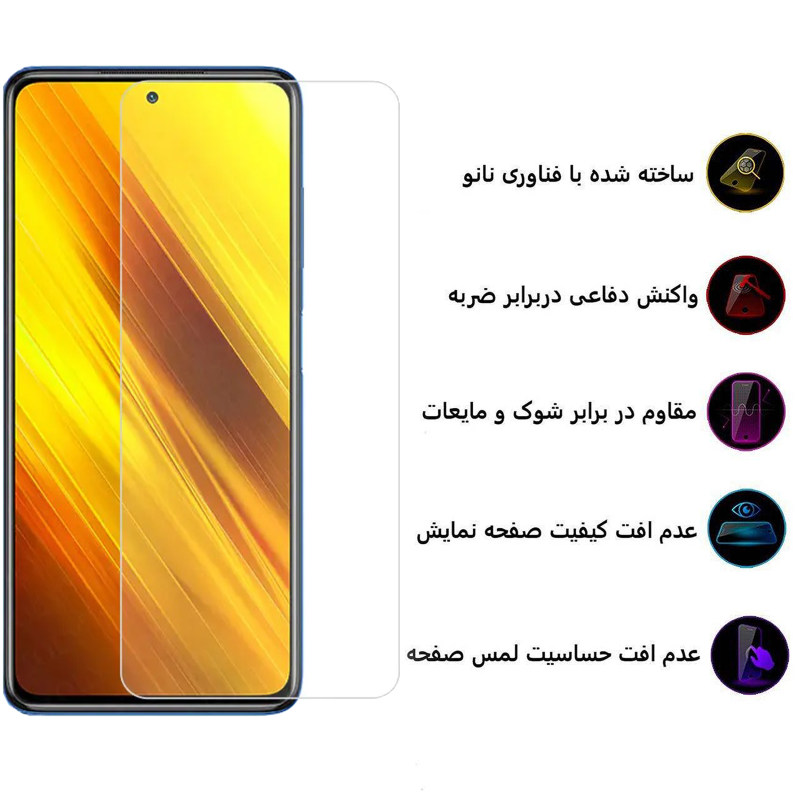 گلس گوشی شیائومی Poco X3 / Poco X3 Nfc / Poco X3 Pro / Poco X2 / Poco M2 Pro / Poco F2 Pro اپیکوی مدل Clear Pro - Epicoy Clear Pro Poco X3 / Poco X3 Nfc / Poco X3 Pro / Poco X2 / Poco M2 Pro / Poco F2 Pro Screen Protector