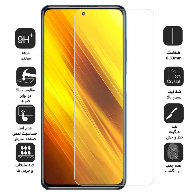 گلس گوشی شیائومی Poco X3 / Poco X3 Nfc / Poco X3 Pro / Poco X2 / Poco M2 Pro / Poco F2 Pro اپیکوی مدل Clear Pro - Epicoy Clear Pro Poco X3 / Poco X3 Nfc / Poco X3 Pro / Poco X2 / Poco M2 Pro / Poco F2 Pro Screen Protector