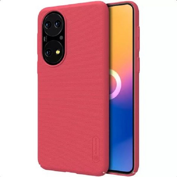 کاور گوشی هوآوی P50 / P50E نیلکین مدل Super Frosted Shield - Nillkin Super Frosted Shield Cover for Huawei P50 / P50E