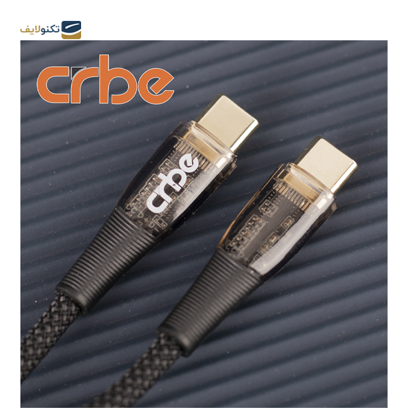 کابل دو سر تایپ سی کربی مدل BE-C104CC طول 1.2 متر - Crbe BE-C104CC USB-C to USB-C Cable 1.2m