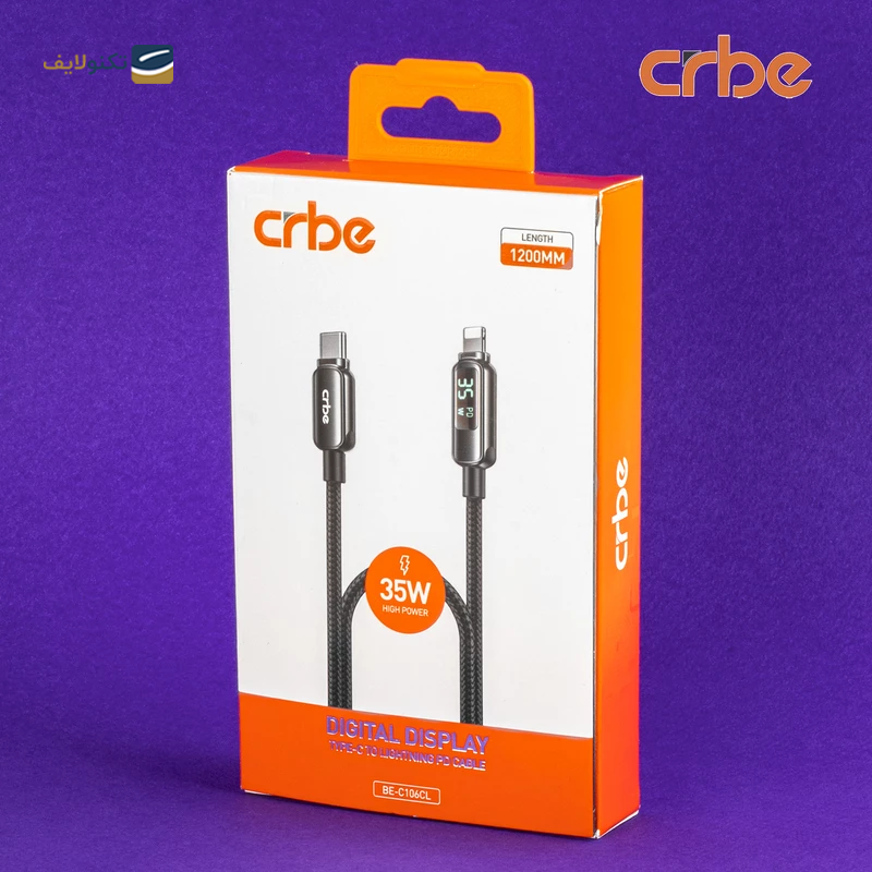 کابل تایپ سی به لایتنینگ کربی مدل BE-C106CL طول 1.2 متر - Crbe BE-C106CL Lightning to USB-C Cable 1.2m