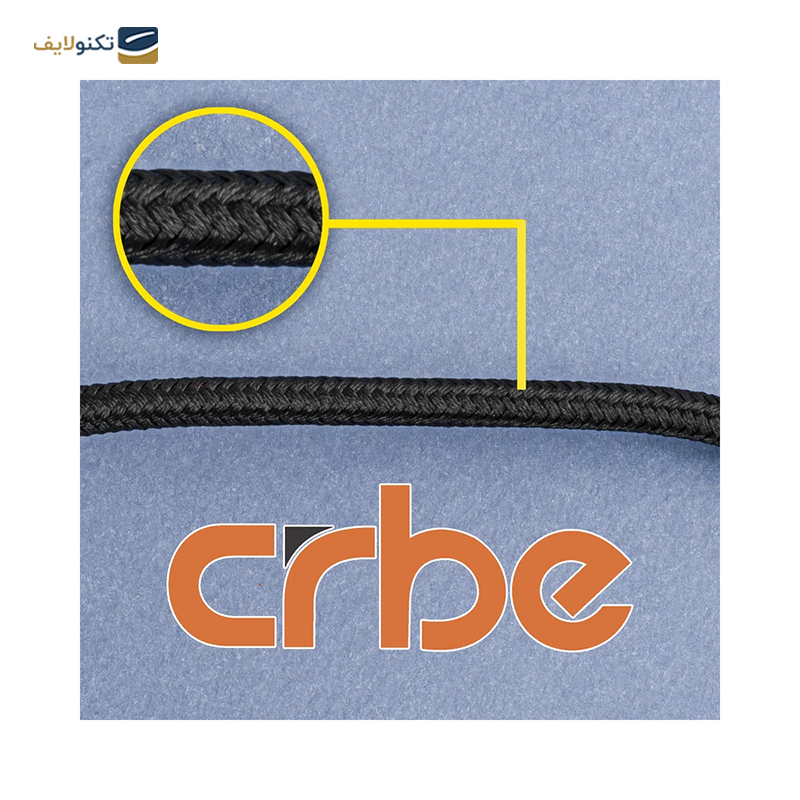کابل دو سر تایپ سی کربی مدل BE-C105CC 120W طول 1.2 متر - Crbe BE-C105CC 120W USB-C to USB-C Cable 1.2m