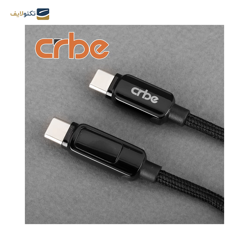 کابل دو سر تایپ سی کربی مدل BE-C105CC 120W طول 1.2 متر - Crbe BE-C105CC 120W USB-C to USB-C Cable 1.2m