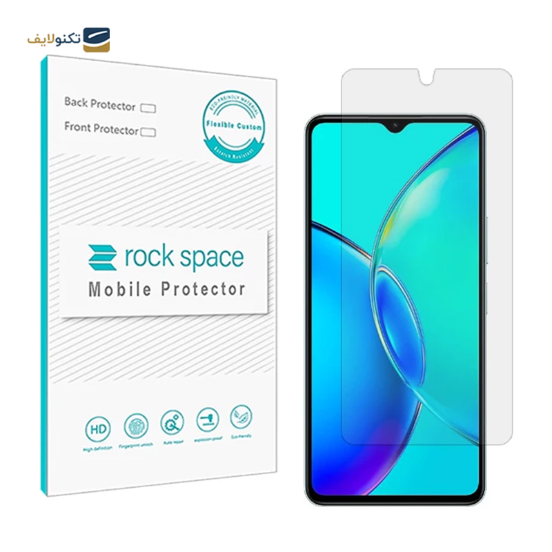 گلس گوشی ویوو Y35 Plus راک اسپیس مدل Hydrogel HGL - Rock Space Hydrogel HGL Screen Protector for Vivo Y35 Plus