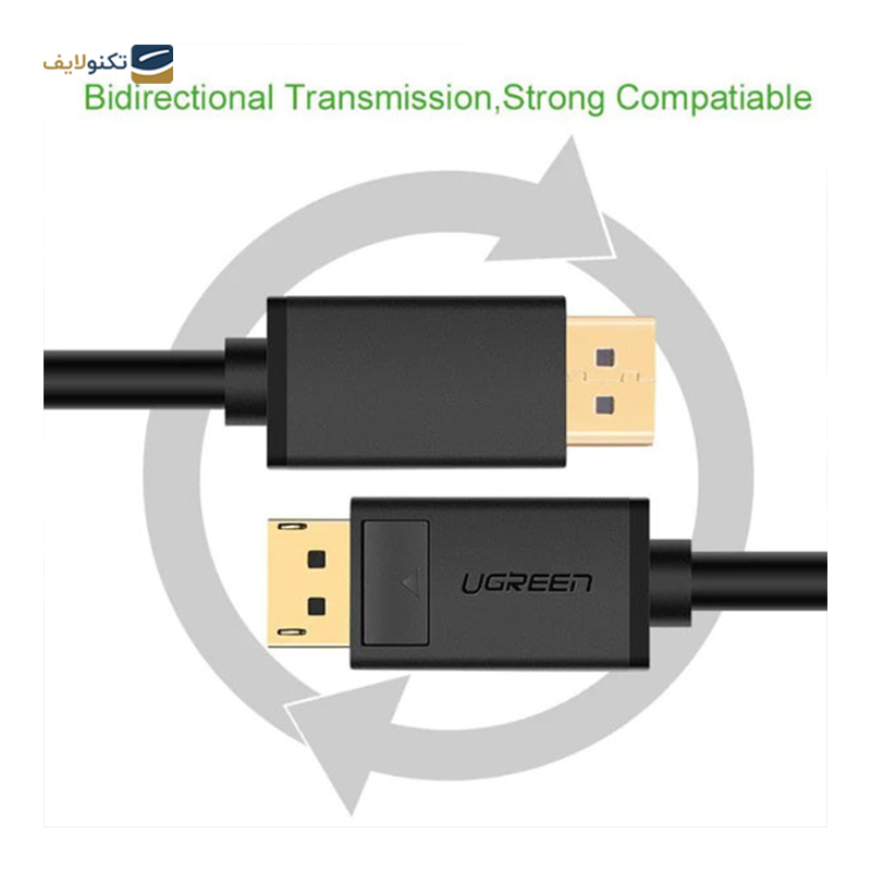 کابل تبدیل Display Port یوگرین DP102 مدل 10245 طول 1.5 متر - UGREEN DP102-10245 DP Male to Male Cable