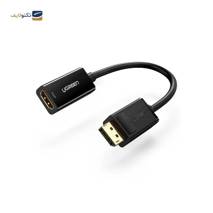 کابل Display Port به HDMI یوگرین MM137 مدل 40363 طول 25 سانتی متر - UGREEN MM137 40363 DisplayPort to HDMI Female adapter cable