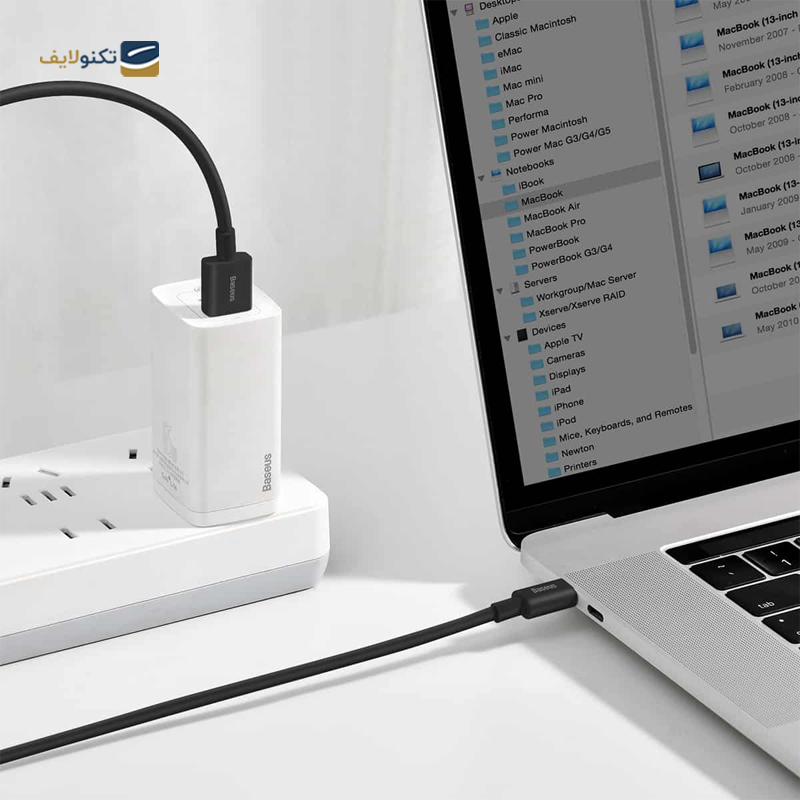کابل تایپ سی باسئوس مدل Superior Series CATYS-A طول 2 متر - Baseus Superior Series CATYS-A USB-C to USB-C Cable 2m