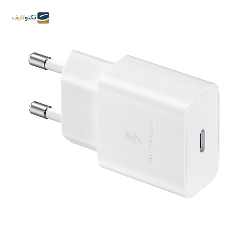 شارژر دیواری 15 وات مدل 5 ولت 2 آمپر دو شاخه بدون تبدیل طرح سامسونگ - 15W 2pin Wall Charger