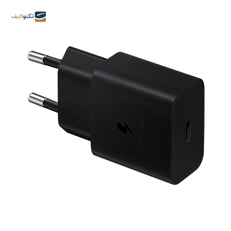 شارژر دیواری 15 وات مدل 5 ولت 2 آمپر دو شاخه بدون تبدیل طرح سامسونگ - 15W 2pin Wall Charger