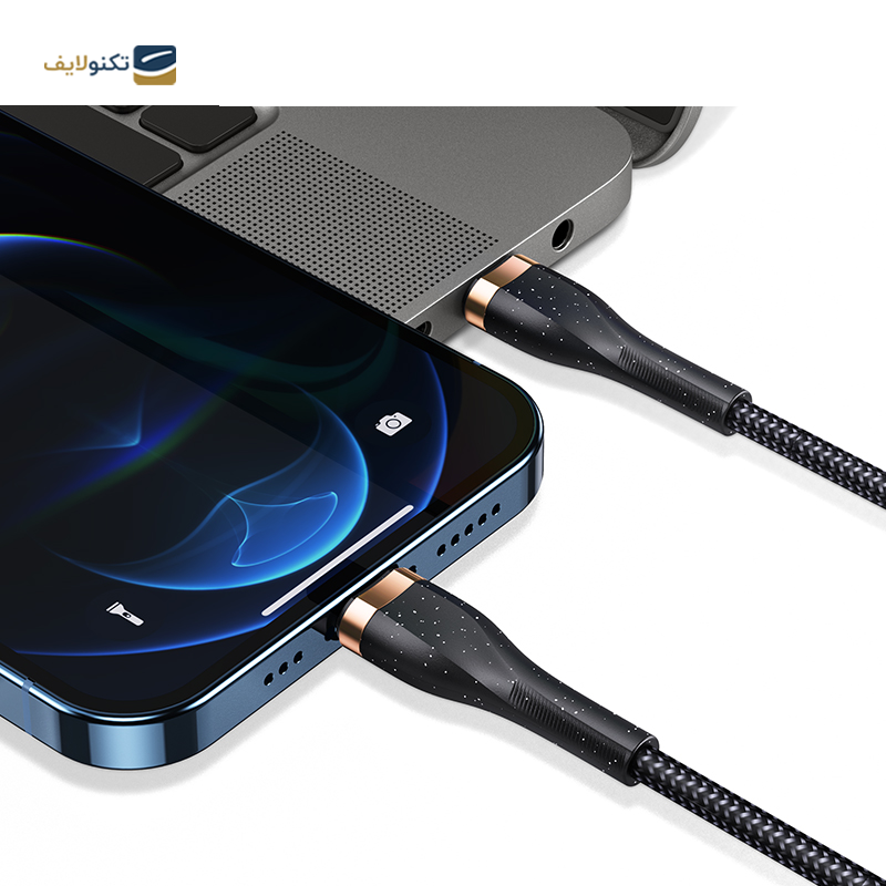 کابل تایپ سی به لایتنینگ یوسمز مدل US-SJ489 طول 1.2 متر - Usams US-SJ489 USB-C to Lightning Cable 1.2m